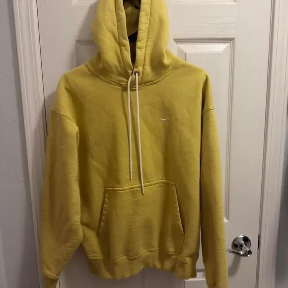 Nike Men's Yellow Hoodie - Picture 1 of 6